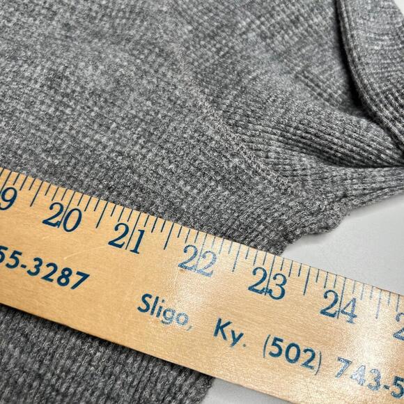 Polo Ralph Lauren Men’s Waffle Knit Hoodie – Gray, Size XL - Picture 5 of 12